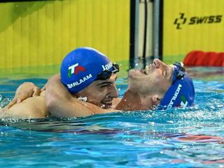 Federico Morlacchi con Simone Barlaam (foto dal suo profilo instagram @federicomorlacchi)