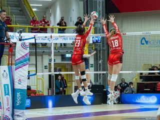 Uyba-Monviso 2-3: decisiva Dabyskiba (Foto Lega Volley Femminile) Uyba-Monviso 2-3: decisiva Dabyskiba (Foto Lega Volley Femminile)