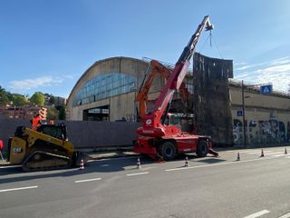 Ricominciati stamattina i lavori alla ex Aermacchi