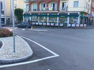 Il luogo dell'incidente di stamattina all'imbarcadero di Laveno