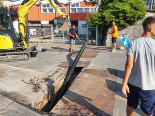 Lavori per la realizzazione del nuovo impianto