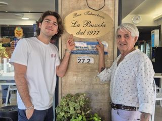 Nicolò Ottobeni e il nonno Saro Tringale