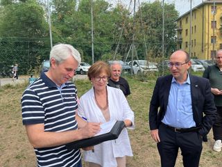 La firma del patto di quartiere in Vialetto Cascina Oeur...