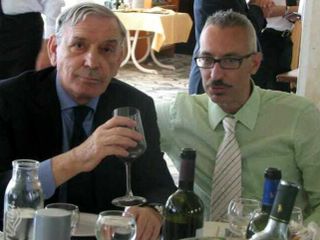 Mauro Mazzoccato con lo zio Gigi Riva