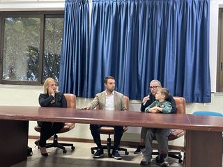 Ravo insieme a Ballarini e Orlandi