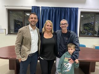 Ravo insieme a Ballarini e Orlandi