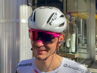 Alessandro Covi in piazza Monte Grappa Alessandro Covi in piazza Monte Grappa