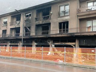 La situazione attuale in via XXV Aprile sulla Sp32 a Laveno