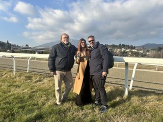 Paola Marzotto insieme a Daniele Fortuzzi e Luigi Rinzivillo