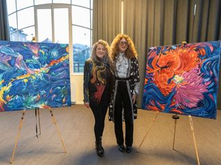 Brigitte Segura accolta a Luino