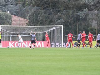 Piana ha appena colpito per l'1-0