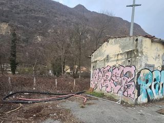 L'area ripulita dopo l'intervento del Comune