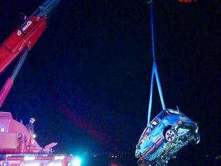 Le immagini del tragico incidente di stanotte in provincia di Como Le immagini del tragico incidente di stanotte in provincia di Como