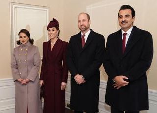 Kate Middleton riceve l'emiro del Qatar, il grande ritorno della principessa del Galles