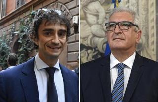 Foti e Bignami al 'primo giorno di scuola', il neo ministro: &quot;Emozionato? Faccio il mio dovere&quot;