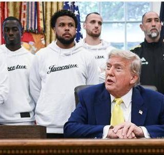 Trump riceve la Juve, Weah: "Sorpresa strana, non emozionante" - Video