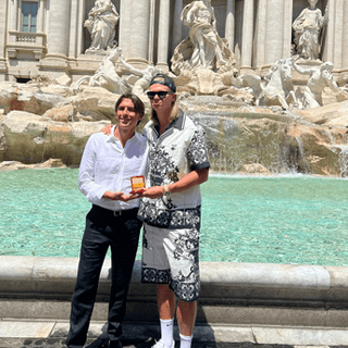 'Vacanze romane' di Haaland, da Fontana di Trevi a Piazza di Spagna