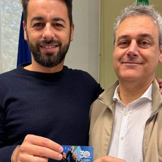 Regnicoli (a destra) con Veggian (segretario provinciale FI Monza)