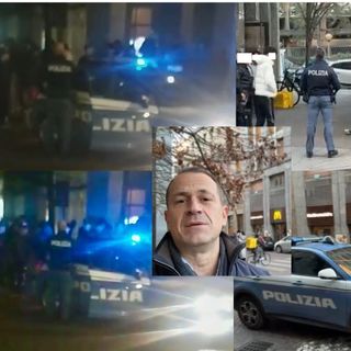 La pattuglia accerchiata ieri, i controlli eseguiti ancora oggi e nel riquadro Paolo Macchi