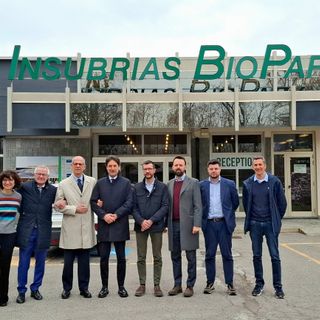 La visita istituzionale alla sede della Fondazione Istituto Insubrico di Ricerca per la Vita