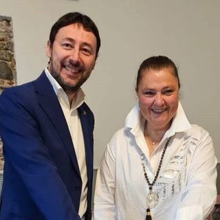 Simone Longhini e Angela Menin Simone Longhini e Angela Menin