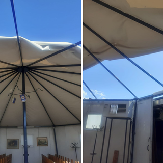 Maltempo, scoperchiato il tendone del Cas. Chiusi i parchi a Busto