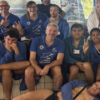 Luca Rusconi, al centro, tra le Cuffie