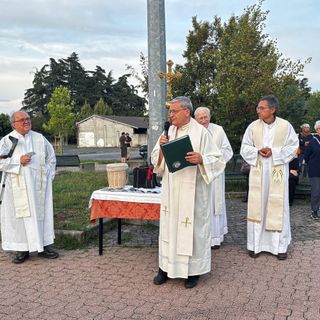 San Cristoforo, la benedizione delle auto a Gallarate: «I veicoli ci aiutano a incontrarci»