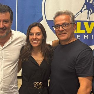 Da sinistra: Reguzzoni, Salvini, Tovaglieri, Albani. Nel riquadro, Maffioli Da sinistra: Reguzzoni, Salvini, Tovaglieri, Albani. Nel riquadro, Maffioli