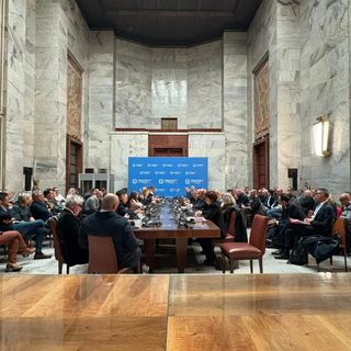 Un'immagine della riunione Beko al Ministero (foto dal sito web del Mimit)