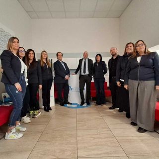 Consulente energetico per le imprese, staff Agesp Energia - Al centro, Paolo Montani ed Emanuele Degni