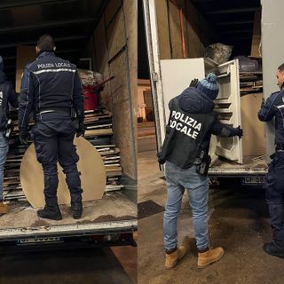 Rifiuti pericolosi, veicolo rubato e porto abusivo: due interventi della Polizia locale grazie alle telecamere