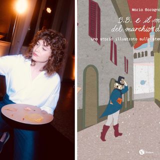 Maria Boragno e la copertina del libro