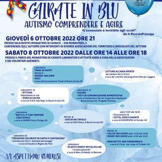 “Cairate in blu - Autismo: comprendere e agire”