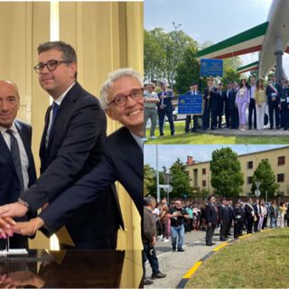 FOTO e VIDEO. Il centenario dell’Aeronautica militare a Gallarate: «Portiamo con noi amicizia e riconoscenza»