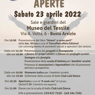 “A braccia aperte”: al Museo del Tessile la festa di primavera di Passaparola