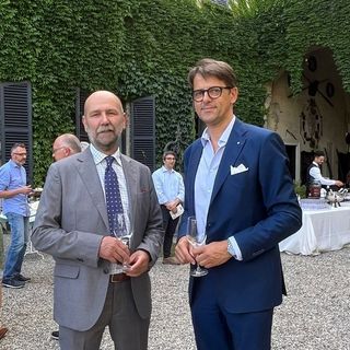 A sinistra Massimo Grignani con Fabio Lunghi