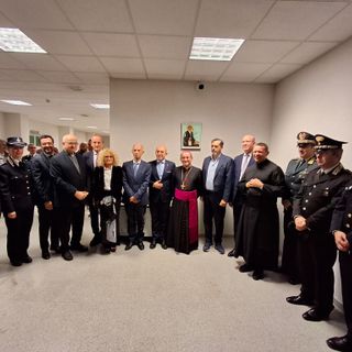 L'icona del Beato Rosario Livatino è stata appesa nell'atrio del Tribunale