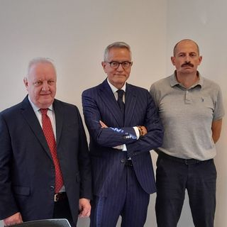 Da sinistra, Mauro Croci, Giorgio Ginelli, Paride Magnoni Da sinistra, Mauro Croci, Giorgio Ginelli, Paride Magnoni