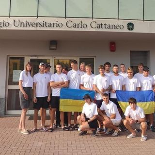 Mondiali di canottaggio, venti atleti ucraini ospiti al Collegio Cattaneo