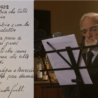Ginetto Grilli e la poesia da lui scritta per il falò 2022
