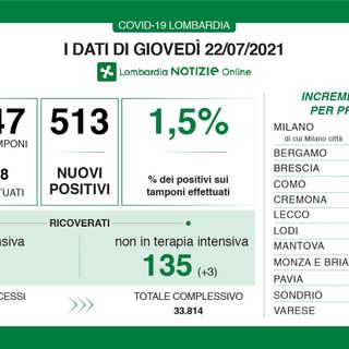 Coronavirus, in provincia di Varese 70 nuovi contagi. In Lombardia 513 casi e 1 vittima Coronavirus, in provincia di Varese 70 nuovi contagi. In Lombardia 513 casi e 1 vittima