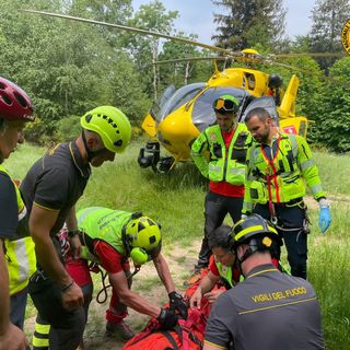 I soccorritori al lavoro a Orino