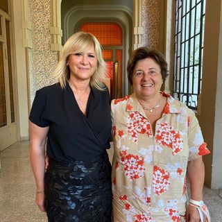 Cristina Riganti (a sinistra) e Lionella Maggi