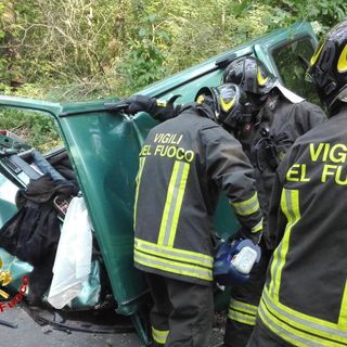 L'auto sulla quale viaggiava la vittima
