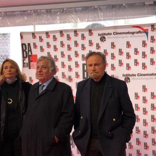 Franco Nero con Sandro Munari e Paola Poli