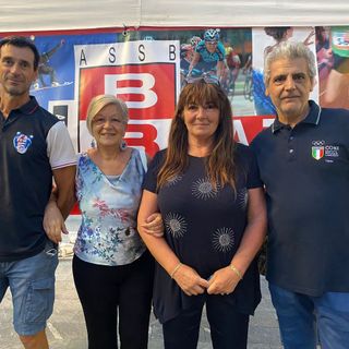 Da sinistra Roberto Roggiero, Maria Teresa Nasatti, Patrizia Testa e Fabrizio Ranisi. Una bella serata di sport tutti insieme