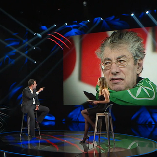 Salvini a Belve (immagini Rai)