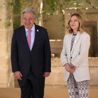 Meloni vede Guterres in Canada, al lavoro per cessate il fuoco a Gaza