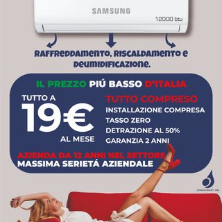 Ondata di calore in arrivo: l’Italia si prepara a temperature roventi. Condizionati Srl lancia la promo Samsung a 19€/mese